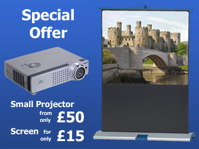 Special Offer Projector £50 and Screen only £15